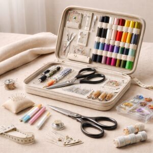 Kit de costura · Herramientas esenciales para iniciarse en la confección